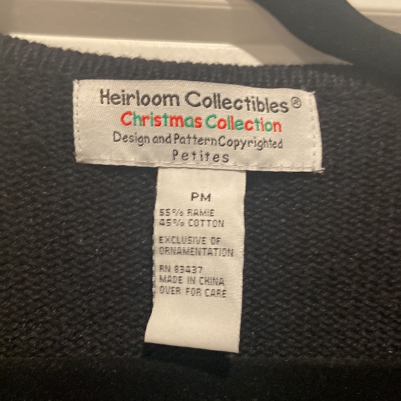 Cardinal sweater Heirloom Collectibles Sequin Cardinal Zip-up Christmas cardigan - Picture 2 of 14